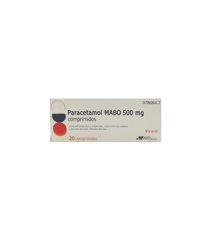 PARACETAMOL MABO 500 MG 20 COMPRIMIDOS