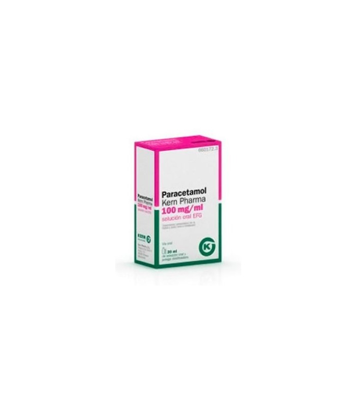 PARACETAMOL KERN PHARMA 100 MG/ML SOLUCIÓN ORAL 30 ML