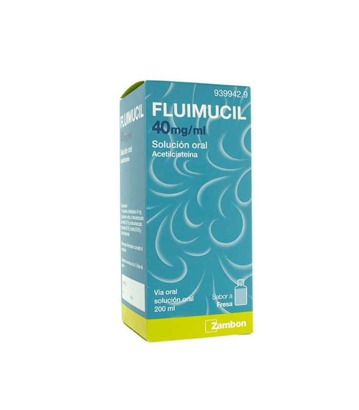 FLUIMUCIL 40 MG/ML SOLUCIÓN ORAL 200 ML