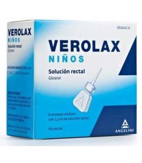 VEROLAX NIÑOS SOLUCIÓN RECTAL 6 ENEMAS