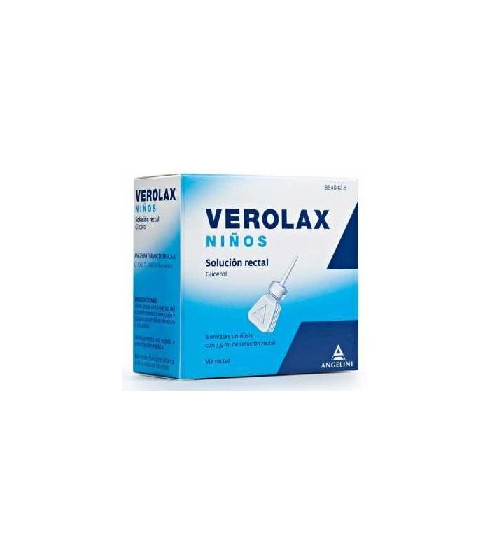 VEROLAX NIÑOS SOLUCIÓN RECTAL 6 ENEMAS