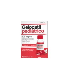 GELOCATIL PEDIATRICO 100 MG/ML SOLUCIÓN ORAL 60 ML