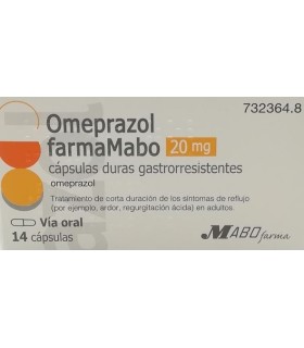 OMEPRAZOL FARMAMABO 20 MG 14 CÁPSULAS DURAS GASTRORRESISTENTES