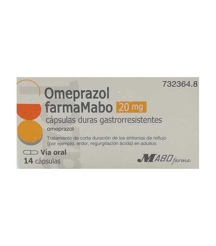 OMEPRAZOL FARMAMABO 20 MG 14 CÁPSULAS DURAS GASTRORRESISTENTES