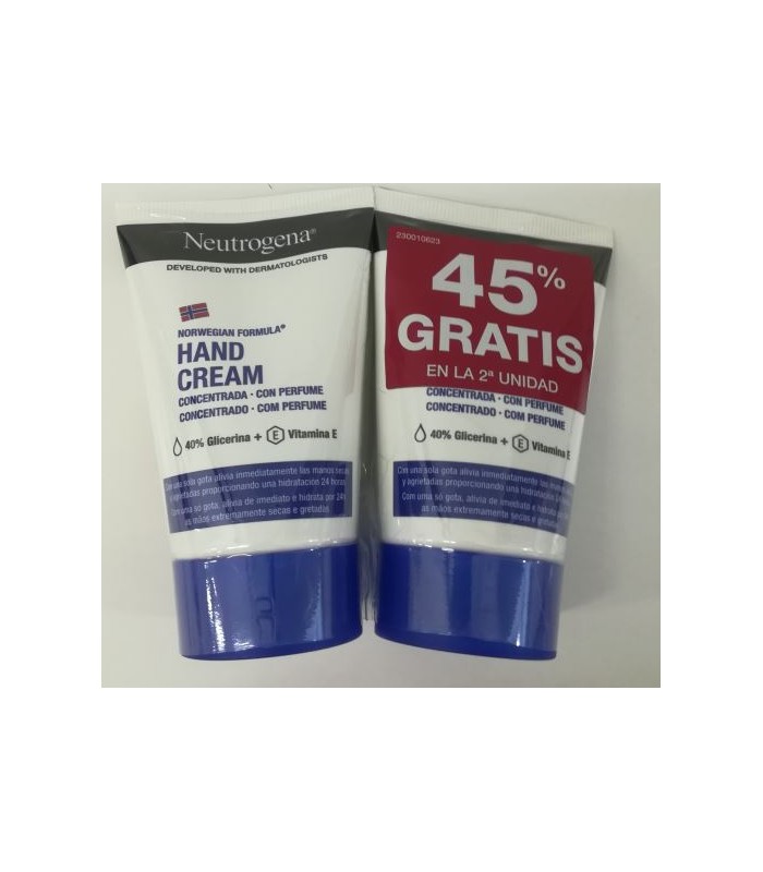 NEUTROGENA DUPLO CREMA DE MANOS CONCENTRADA 2X50 ML