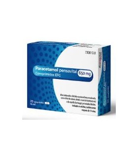 PARACETAMOL PENSAVITAL 650 MG 20 COMPRIMIDOS