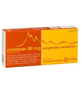 CINFAMAR 50 MG 10 COMPRIMIDOS