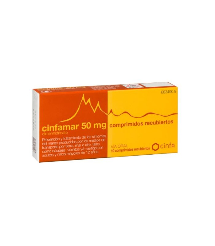 CINFAMAR 50 MG 10 COMPRIMIDOS