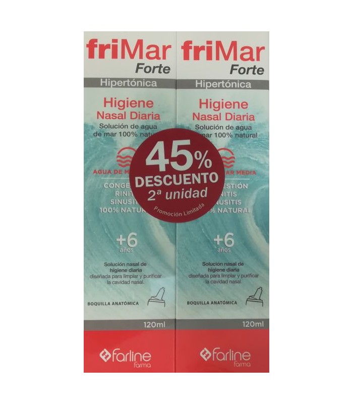 FRIMAR SOLUCIÓN HIPERTÓNICA HIGIENE NASAL DIARIA 2X120 ML