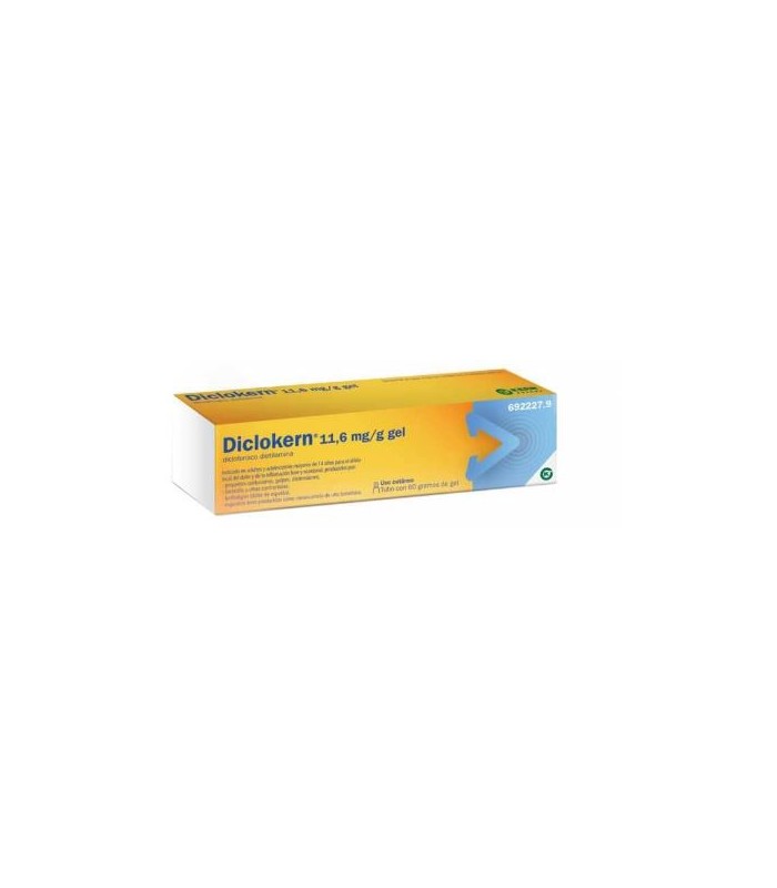 DICLOKERN 11.6 MG/G GEL 60G