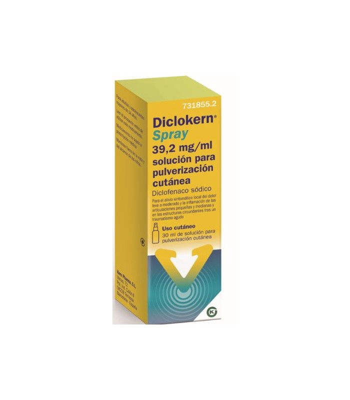 DICLOKERN SPRAY 39.2 MG/ML 30 ML