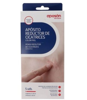 APÓSITO REDUCTOR DE CICATRICES APOSAN 5 APÓSITOS 5 X 30 CM