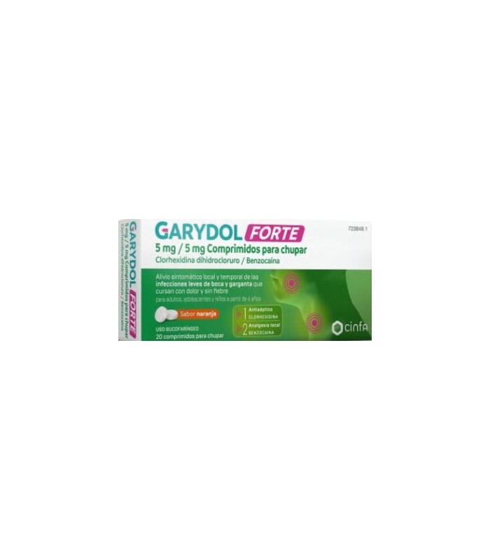 GARYDOL FORTE 20 COMPRIMIDOS PARA CHUPAR