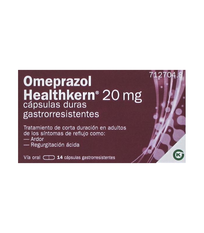 OMEPRAZOL HEALTHKERN 20 MG 14 CÁPSULAS GASTRORRESISTENTES