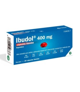 IBUDOL 400 MG 20 CÁPSULAS BLANDAS