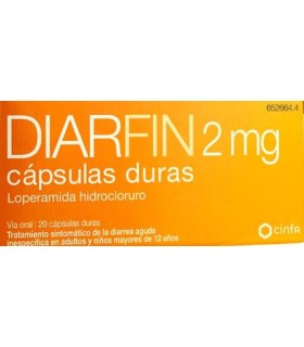 DIARFIN 2 MG 20 CÁPSULAS DURAS