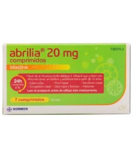 ABRILIA 20 MG 7 COMPRIMIDOS