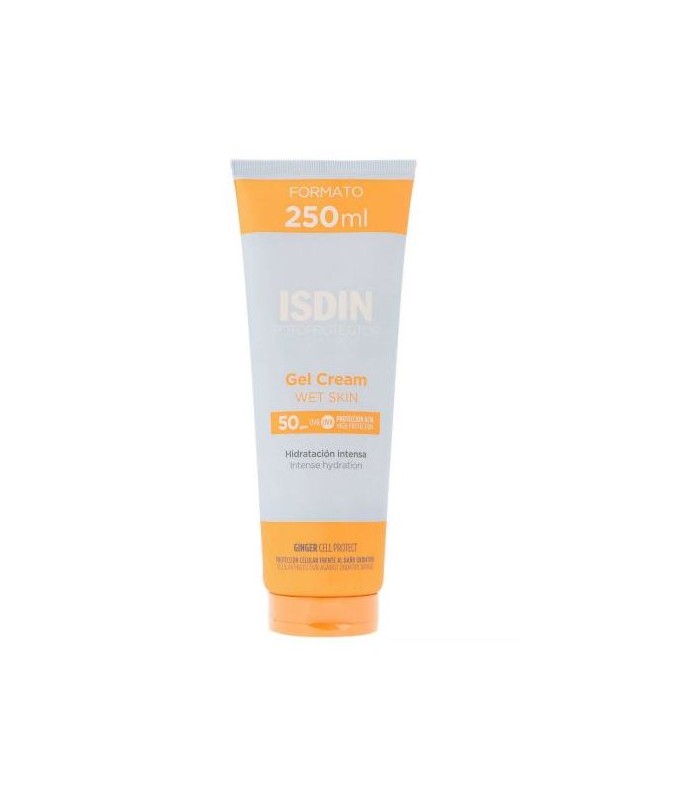 FOTOPROTECTOR ISDIN GEL CREMA WET SKIN 50 SPF HIDRATACIÓN INTENSA 250 ML