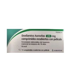 DOXILAMINA AUROVITAS 25 MG 14 COMPRIMIDOS