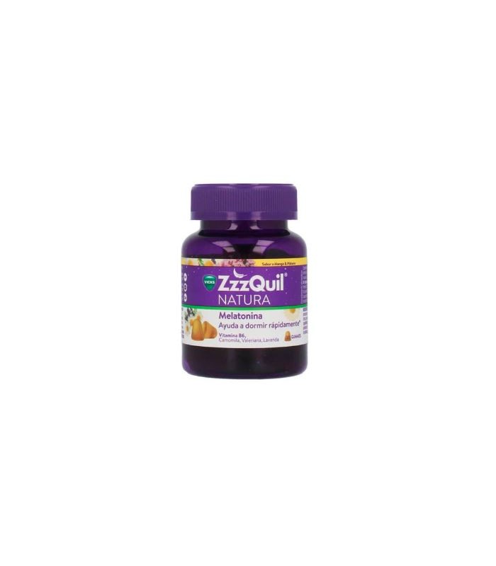 ZzzQuil NATURA 30 GOMINOLAS VICKS SABOR MANGO Y PLATANO