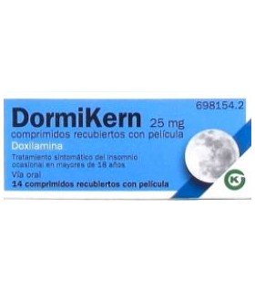 DORMIKERN 25 MG 14 COMPRIMIDOS