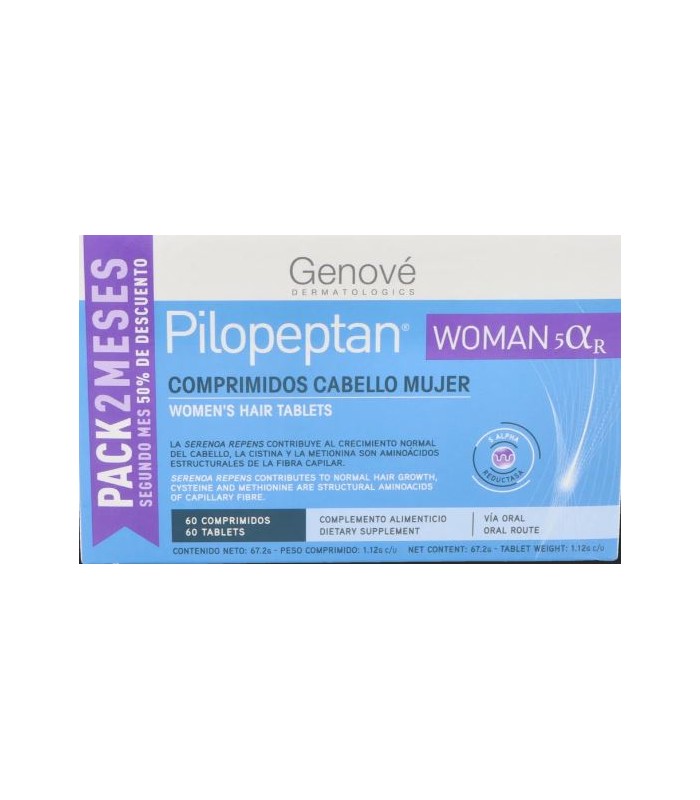 PILOPEPTAN® WOMAN 5αR PACK 2 MESES 60 COMPRIMIDOS