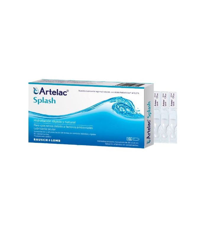 ARTELAC SPLASH SOLUCIÓN OFTÁLMICA 30 MONODOSIS