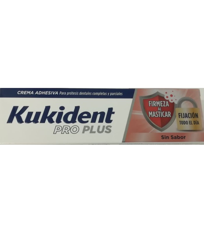 KUKIDENT PRO PLUS CREMA ADHESIVA DENTAL FIRMEZA AL MASTICAR 40G