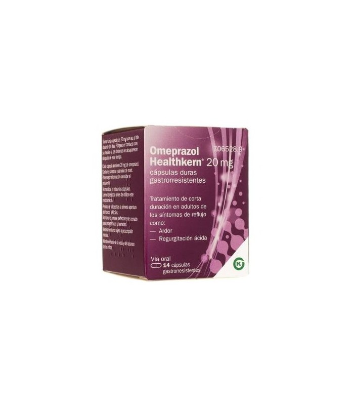 OMEPRAZOL HEALTHKERN 20 MG 14 CÁPSULAS GASTRORRESISTENTES