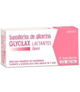 GLYCILAX 10 SUPOSITORIOS LACTANTES