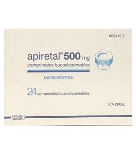 APIRETAL 500 MG 24 COMPRIMIDOS BUCODISPERSABLES