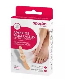 APÓSITOS PARA CALLOS CON ÁCIDO SALICÍLICO 10 UNIDADES