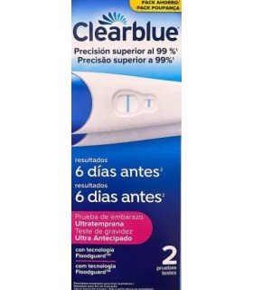 CLEARBLUE PACK AHORRO 2 PRUEBAS DE EMBARAZO ULTRATEMPRANA