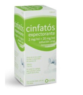 CINFATÓS EXPECTORANTE 2 MG/ML + 20 MG/ML SOLUCIÓN ORAL 200 ML