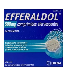 EFFERALDOL 500 MG 20 COMPRIMIDOS EFERVESCENTES