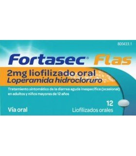 FORTASEC FLAS 2 MG 12 LIOFILIZADOS ORALES