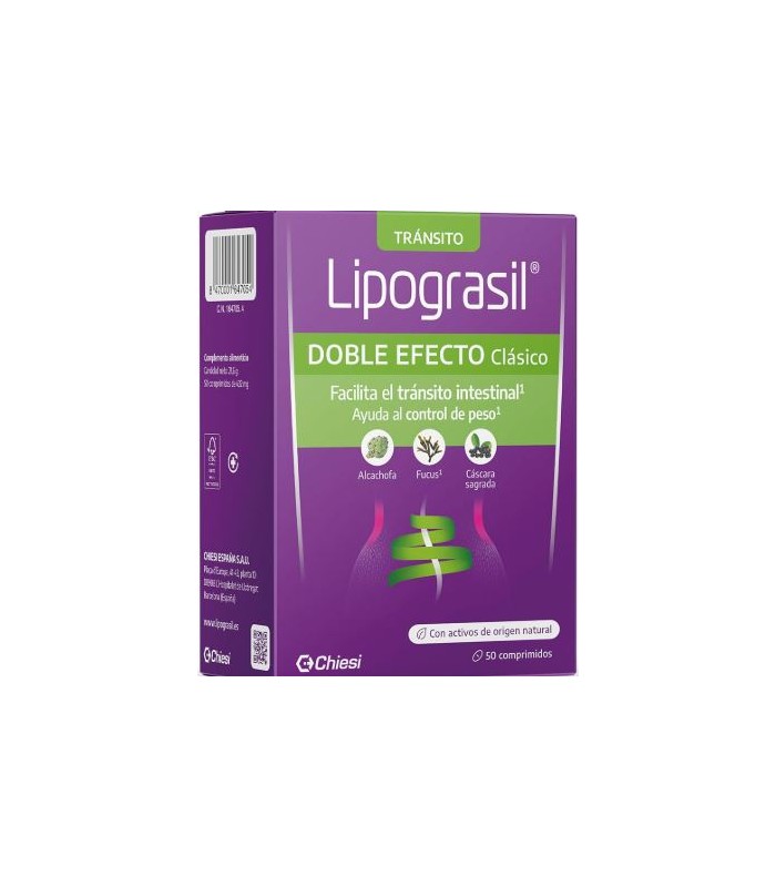 LIPOGRASIL DOBLE EFECTO CLÁSICO 50 COMPRIMIDOS