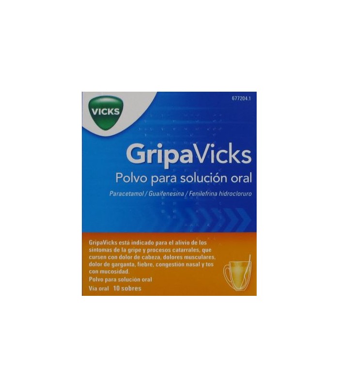 GRIPAVICKS POLVO PARA SOLUCIÓN ORAL 10 SOBRES