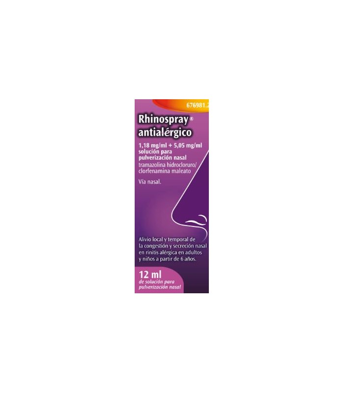 RHINOSPRAY ANTIALÉRGICO SOLUCIÓN PARA PULVERIZACIÓN NASAL 12 ML