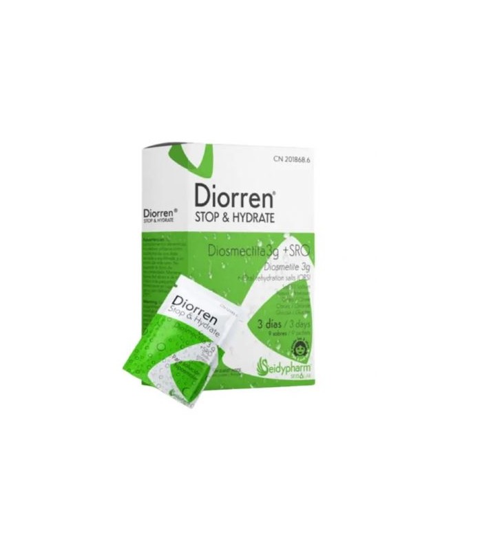 DIORREN STOP&HYDRATE 9 SOBRES