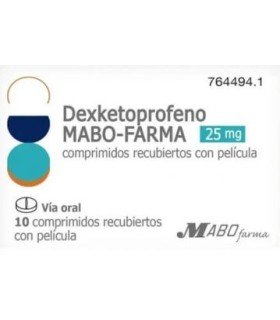 DEXKETOPROFENO MABO-FARMA 25 MG 10 COMPRIMIDOS