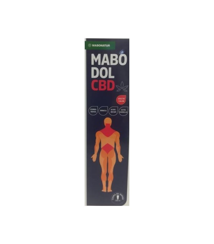 MABODOL CBD EFECTO CALOR CREMA DE MASAJE 120 ML