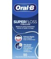 ORAL-B SUPERFLOSS 50 TIRAS DE HILO DENTAL PRECORTADAS