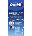 ORAL-B SUPERFLOSS 50 TIRAS DE HILO DENTAL PRECORTADAS