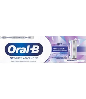 DENTÍFRICO ORAL-B 3D WHITE ADVANCED LUXE 75 ML