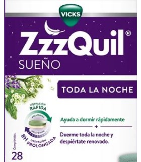 ZZZQUIL SUEÑO TODA LA NOCHE 28 COMPRIMIDOS