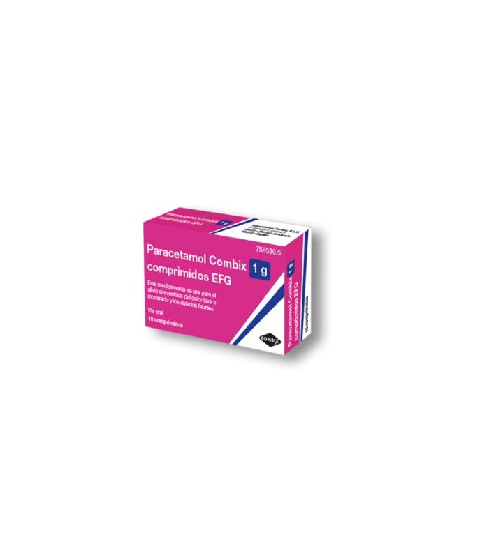 PARACETAMOL COMBIX 1G 10 COMPRIMIDOS