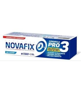 CREMA ADHESIVA ULTRAFUERTE NOVAFIX PRO 3 PARA PRÓTESIS DENTALES 50G