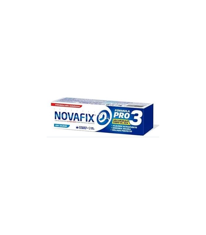 CREMA ADHESIVA ULTRAFUERTE NOVAFIX PRO 3 PARA PRÓTESIS DENTALES 50G