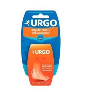 URGO AMPOLLAS TALÓN TAMAÑO GRANDE 5 APÓSITOS HIDROCOLOIDES